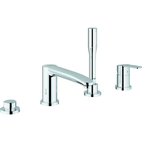 GROHE Batería de bañera de 4 agujeros Eurostyle C 230483 cromo, 23048003