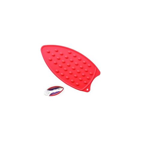 Tapis de protection résistant à la chaleur pour planche à repasser, silicone, rouge –