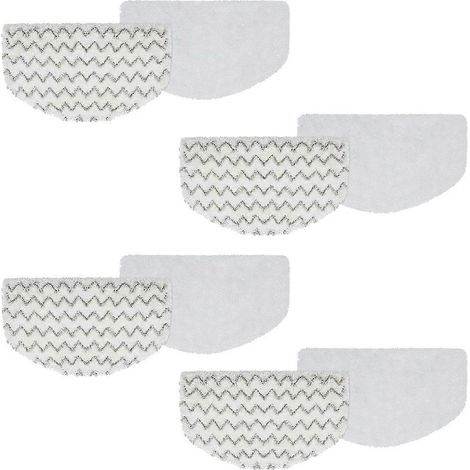 Lot de 4 lingettes de nettoyage pour balai vapeur Bissell PowerFresh séries 1940, 1806, 1544, 1440, 2075A, 2685A, 1940W et 19404 (1/5)