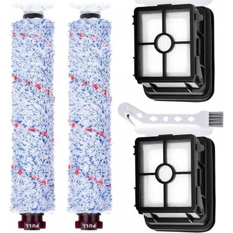 Lot de 5 filtres pour brosse à rouleau principale pour aspirateurs Bissell CrossWave 1713Z et Surface 1868. Pièces de rechange pour aspirateur 1866. (1/5)
