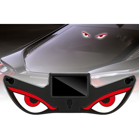 Solar Eyes LED Demon Eye for Truck and Car, 6 Modes Demon Eye LED for Windshield with Light Sensor, Suction Cup Attachment USB Rechargeable for Cars, Trucks, SUVs (1/5)