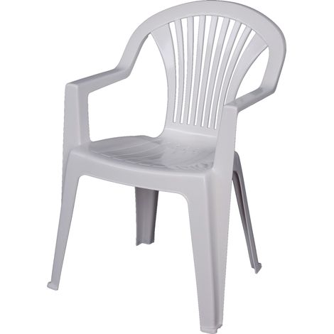 SEDIA LIDO cm. 57x58x82 h col. Bianco