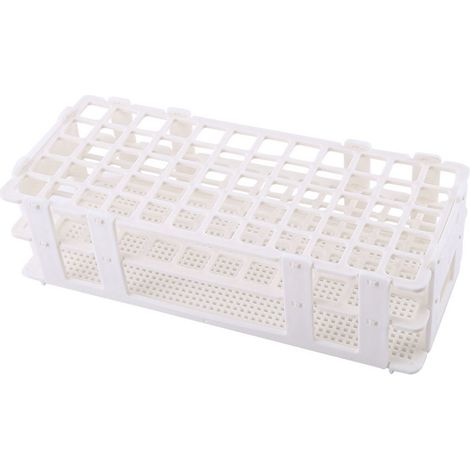 soporte de plástico para tubos de ensayo, 60 orificios, 3 capas, 16 mm de diámetro (1/5)
