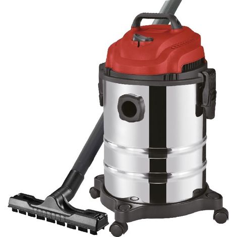 Aspirateur eau et poussière 1200 W 15 L, kit 8 pièces, acier inoxydable, fonction souffleur, pour moquettes et sols durs (1/5)