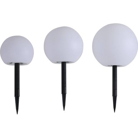 Lindby Lámpara solar 'Lago' en Blanco de Plástico (1/5)