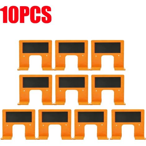 (10 pièces - (Orange)) Plaque magnétique de réparation pour charnières de porte, outil de réglage et de positionnement pour l'alignement des meubles (1/5)