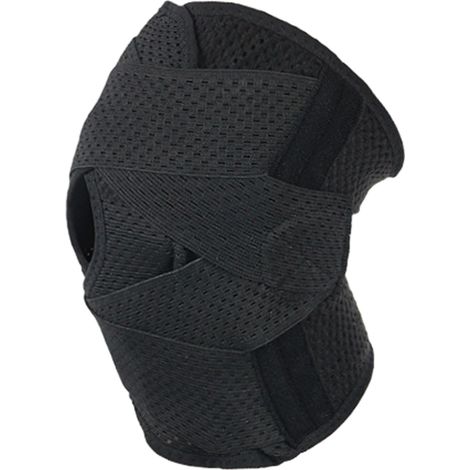 Genouillères Sport - Soutien Rotulien avec Sangles Réglables en V - Élasthanne Respirant - Pour Basketball Volley Fitness Course - Tailles M à XXL - 1 Pièce (1/5)