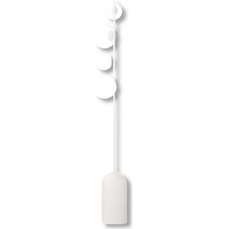 Lampada da terra moderna bianca 4 sfere G9 8W Etno (1/4)