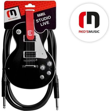 Câble pour instrument de scène Reds Music GCN 21 50, prise jack 6,3 mm, longueur 5 m (1/5)