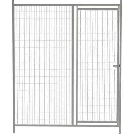 Façade en filet 3x10cm avec porte pour niches pour chiots 150x185cm Niche écologique pour chiens (1/5)