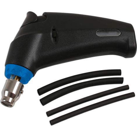 Laser Tools – Décapeur thermique 650°C – Souffleur d'air chaud sans flamme – Système d'allumage électronique – Réservoir 5.5ml butane