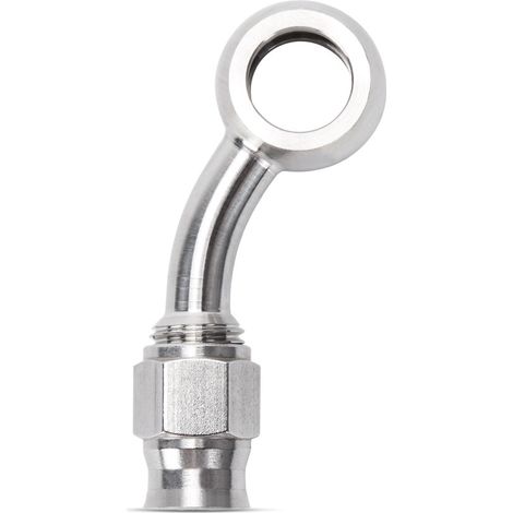 Raccord rapide universel AN3 en acier inoxydable et téflon, 0°, 28°, 45°, 90°, pour conduites de frein - côté 28 (1/4)