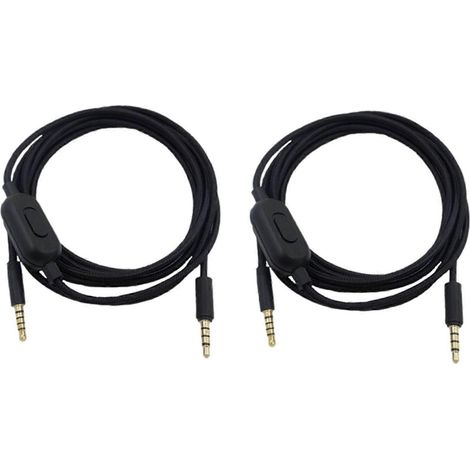 2 x 2 m tragbares Audiokabel für Logitech GPRO X G233 G433 Headset - Zubehör (1/5)