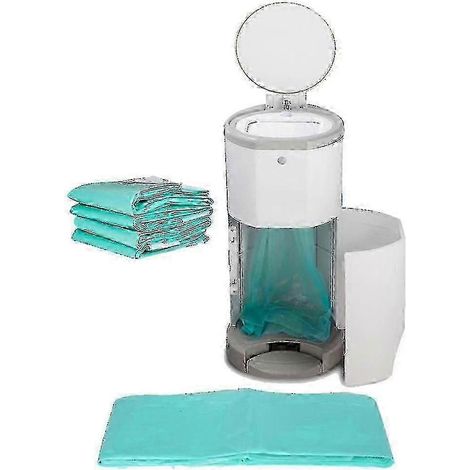 Lot de 3 sacs poubelle biodégradables pour couches de bébé, compatibles avec les poubelles de 16 litres, pouvant être utilisés comme doublures de rechange pour les sacs poubelles ménagers et de cuisin (1/5)