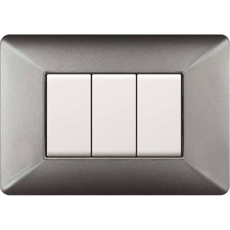 10 x PLACCA EASY MATIX ALLUMINIO NOTTE 3P