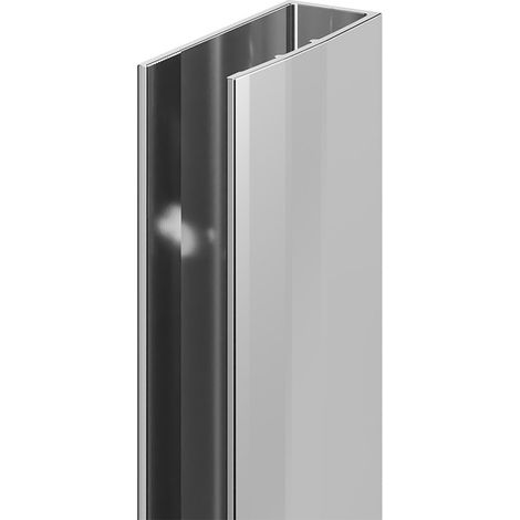 Wholesale Domestic Pacco 10mm Polished Chrome 2000mm Wall Channel with Fixing Kit