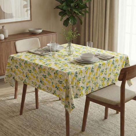 Tovaglia Paranika, Lavabile si 30°, Forma Quadrata, 150x150 cm Multicolore (1/3)