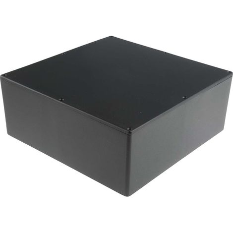 Boîtier RS PRO en Fonte d'aluminium, 250 x 250 x 100mm, Noir, Blindé ( Prix pour 1 ) (1/3)