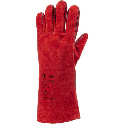 Gants soudeur croute de cuir 330 mm (1/3)