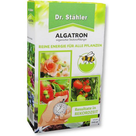 Dr. Stähler Algatron 250 ml organischer Stickstoffdünger Blumen Obst Gemüse