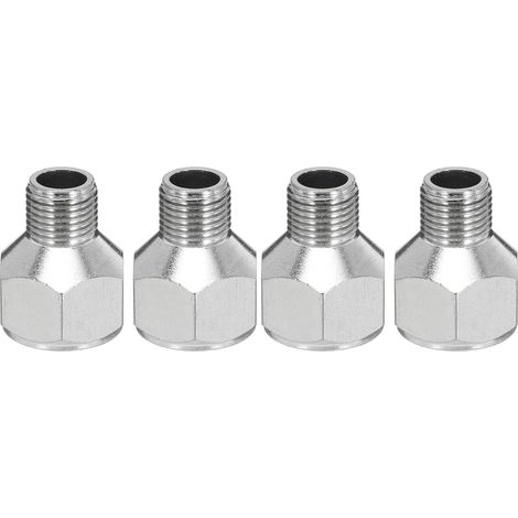 Raccord D’adaptateur Aérographe, 4 Pièces en Fer (1/8in Mâle (1/5)