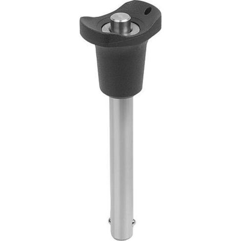 KIPP Kugelsperrbolzen mit Pilzgriff 12mm 60mm Edelstahl kompakt (1/2)