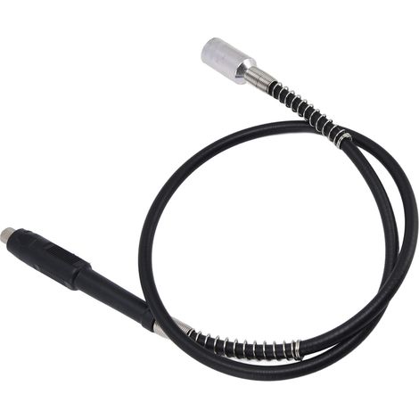 Tige flexible 107cm pour perceuse-visseuse, accessoire rotatif meuleuse électrique, mandrin 1.5/2.3/3.2mm, poignée PVC, lot 1 câble 3 mandrins 1 clé (1/5)