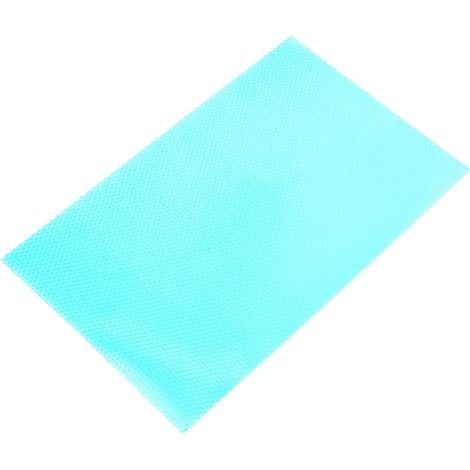 4pièces Tapis pour Réfrigérateur Transparent Bleu Antistatique Résistant Chaleur et Absorbant Humidité Protection Intérieure pour Frigo Anti-huile et Facile à Nettoyer (1/5)