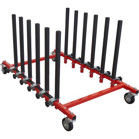 Sealey Panel Storage Rack Mobile Holds 5 Panels MK76 (1/4)