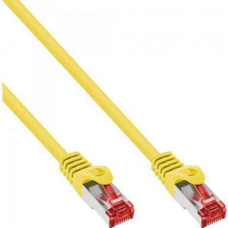 Cavo di rete InLine S/FTP Cat.6 giallo 50 m