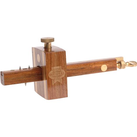 Faithfull FAIRCOMB Hardwood and Bass Guitar String Action and Gauge Tool with Screw Adjustment