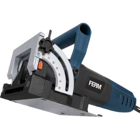 FERM Flachdübelfräse - 900W - Verschiedene Einstellmöglichkeiten - Aluminium Grundplatte - Inkl. 50 Lamellendeubel (Größe 20) (1/5)
