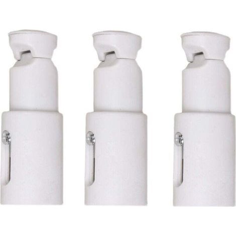 3 Pièces Fixations pour Radiateur Sèche Serviette, Support de Fixation pour Radiateur, Convient aux Radiateurs de Salle de Bains Droits ou Courbés,de (1/5)