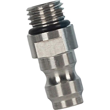 Valves de gonflage d'air filetées M8x1, pression nominale de 40 MPa, mécanisme anti-fuite unidirectionnel, pour outils pneumatiques industriels, multicolores UN (1/5)
