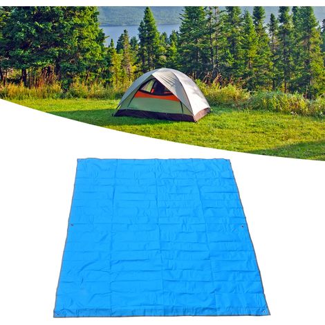 Tapis de sol épais en toile Oxford, tapis de tente en bâche, tapis de camping imperméable, tapis de pique-nique, tapis de jeu, panier de sol 200 x 210 cm (1/5)