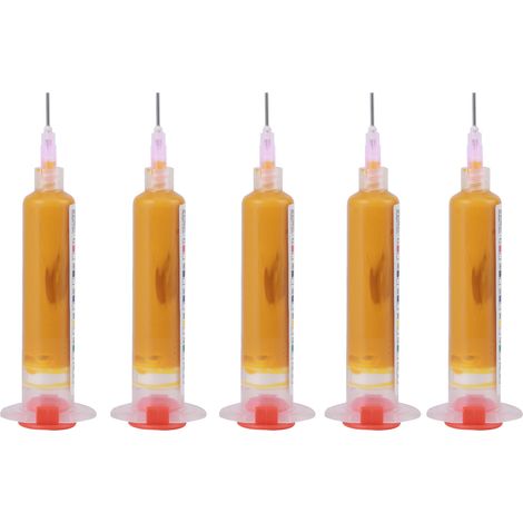 5 Stück UV-härtende Lötstopplackfarbe (10 ml) für Leiterplatten, gelb (1/5)