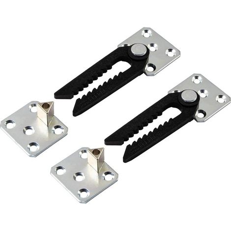 Connecteur invisible de Meuble2 Pièces Support de Montage pour Accrocher en Metal Galvanis Fixation et Attache de Canapé Rembourré, de Lité Fixation Rapide Lits et Tables (1/3)