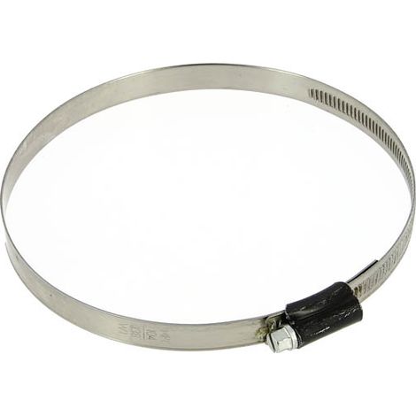 Collier acier à vis tangente bande pleine 12mm Ø104 à 138
