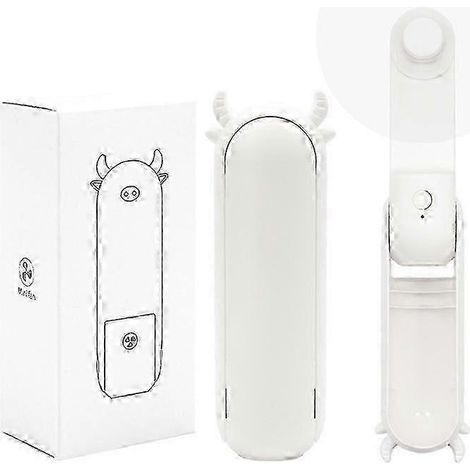 Ventilatore tascabile, ventilatore da tavolo, mini ventilatore portatile ricaricabile tramite USB, ventilatore tascabile con power bank, ideale per viaggi all'aperto - 3 (1/4)