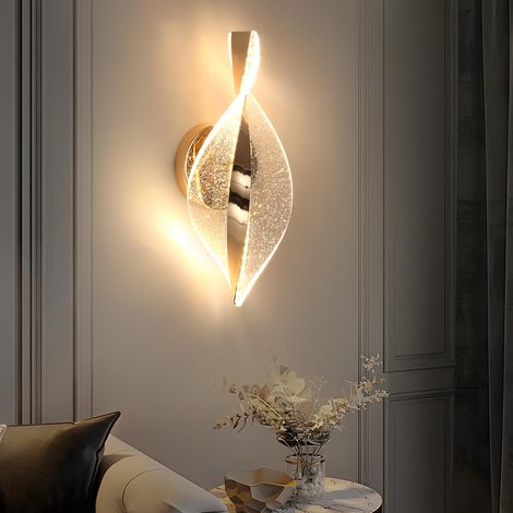 Applique Murale LED, 10W Dimmable Lampe LED Murale Moderne, 3 Températures de Couleur 3000K/4500K/6500K Lampe Murale Interieur pour Chambre Couloir Salon Salle (1/5)