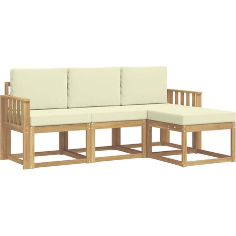 Conjunto de sofás de exterior 4 pcs vidaXL (1/5)