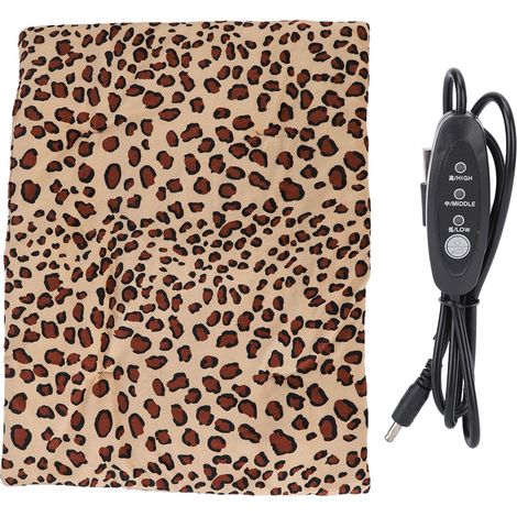 Couverture chauffante USB pour animaux domestiques, lavable et pliable, 3 niveaux de chaleur, 37x47cm, idéale pour le confort à la maison (1/5)
