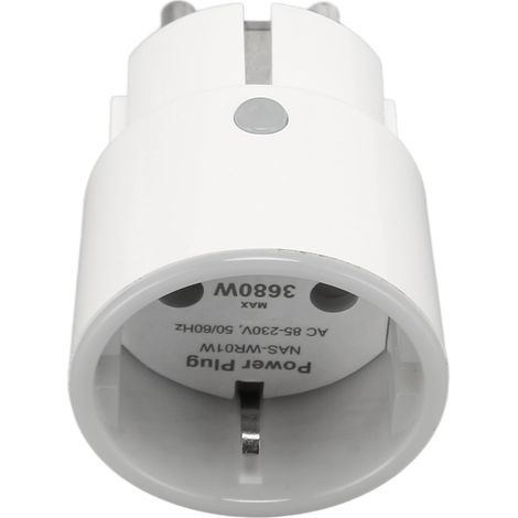 Prise intelligente 16 A avec contrôle à distance via Wi-Fi et Google Home (prise UE 85-230 V). (1/5)