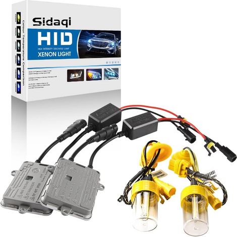 2 Kit Conversion Xénon H1 55W 6000K Ballast Slim Phares Voiture