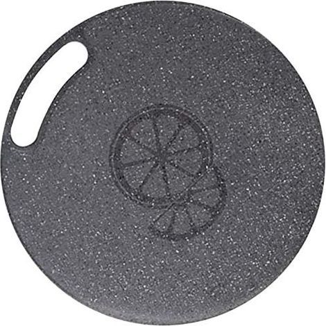 Rundes Schneidebrett aus Kunststoff – Für Gemüse und Brot – Marmoroptik – 35 cm – Umweltfreundlich – Zum Aufhängen – Küchenaccessoire (1/5)