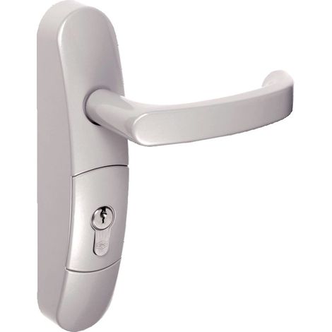Module extérieur - JPM - Pour fermeture anti-panique - Bouton fixe pour 1/2 profilé européen