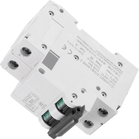 250 V DC 2P Niederspannungs-Miniaturleistungsschalter für Solarenergie (63 A) (1/5)