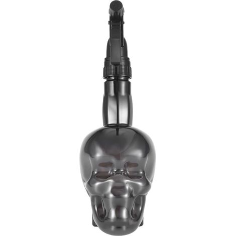 Flacon pulvérisateur coiffure rechargeable 500ml noir crâne brume eau salon cheveux (1/5)