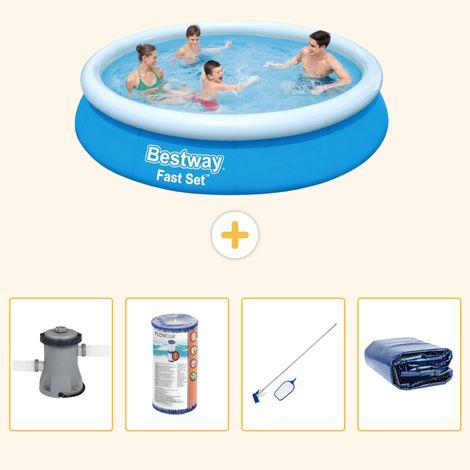 Bestway Bestway Fast Set Ronde - 366x76 cm - 5-pièces S194 (1/5)