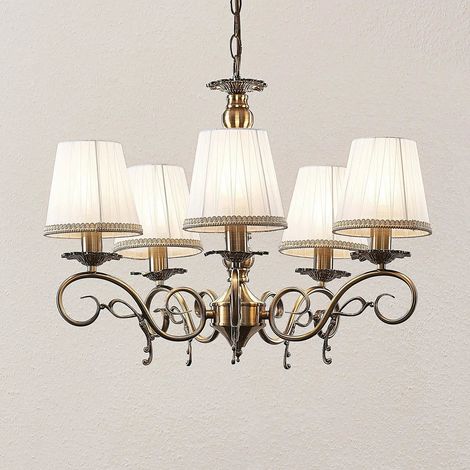 [GEBRAUCHT] B-Ware Lindby Finnick Kronleuchter Deckenlampe Deckenleuchte 5 Flammig Lampe Altmess510